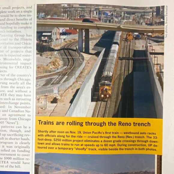 Trains March 2006 Twin Legends of Southwest Freight Cars Tonnage by State Map - Picture 5 of 10